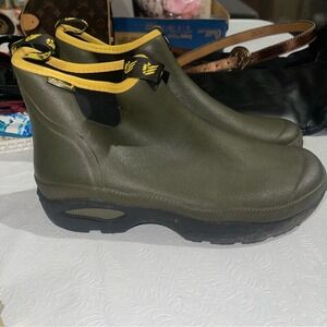 lacrosse hampton Green and Yellow Ankle Boots